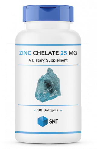 SNT Zinc Chelate 25 mg, 90 капсул