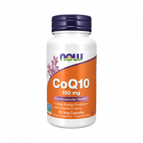 NOW CoQ10 100 mg with Hawthorn Berry, 90 капсул