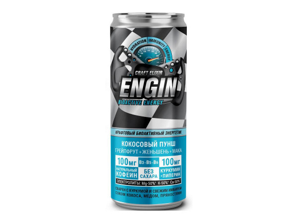 ENGIN Биоактивный энергетик, 330 мл
