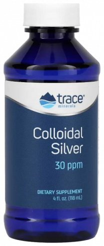 Trace Minerals Colloidal Silver 30 ppm, 118 мл