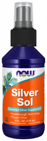 NOW Silver Sol 10 ppm liquid, 118 мл