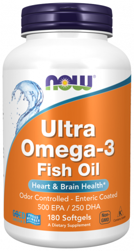 NOW Ultra Omega-3, 180 капсул