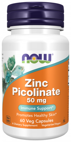 NOW Zinc Picolinate 50 mg, 60 капсул