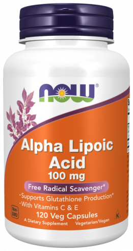 NOW Alpha Lipoic Acid 100 mg, 120 капсул