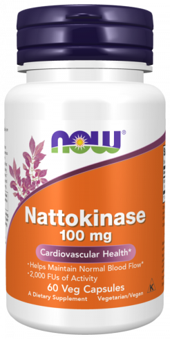 NOW Nattokinase 100 mg, 60 капсул