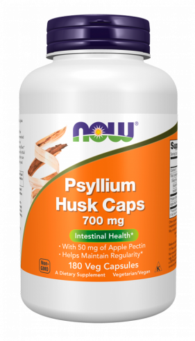 NOW Psyllium Husk Caps 700 mg, 180 капсул