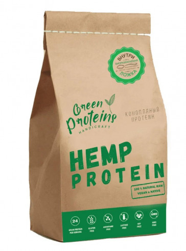 Green Proteins Протеин КОНОПЛЯНЫЙ, 300 гр