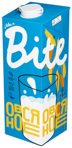 Bite Напиток пастеризованный Овсяный, 1000 мл