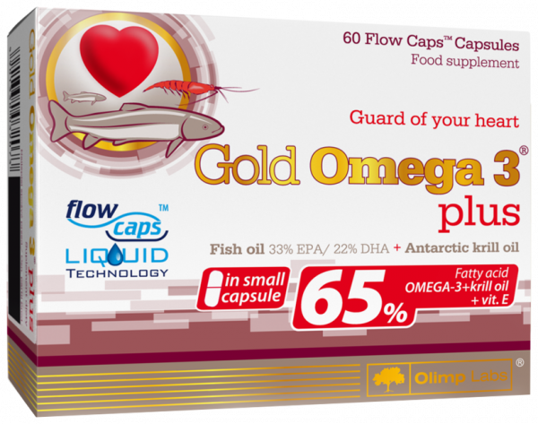 Olimp Labs Gold Omega 3 Plus, 60 капсул