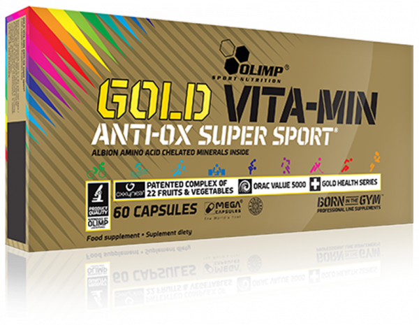 Olimp Sport Nutrition Gold Vita-Min anti-OX super sport, 60 капсул