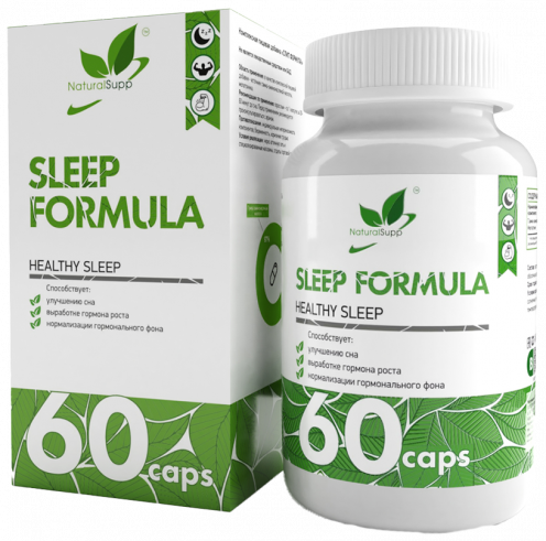 Natural Supp Sleep Formula, 60 капсул