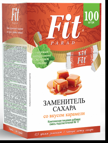 FitParad Заменитель сахара № 17 в стиках, 100 шт