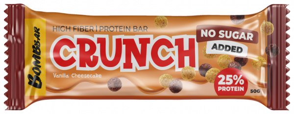 Bombbar Батончик глазированный Crunch, 50 грамм