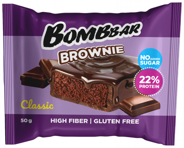 Bombbar Протеиновый брауни, 50 грамм