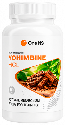 One NS Yohimbine HCL, Йохимбин гидрохлорид, 60 таблеток