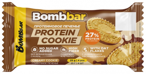 Bombbar Протеиновое печенье, 25 грамм