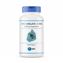 SNT Zinc Chelate 25 mg, 60 капсул