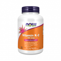 NOW Vitamin K-2 100 mcg, Витамин К-2 100 мкг, 250 капсул