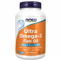 NOW Ultra Omega-3, 180 капсул