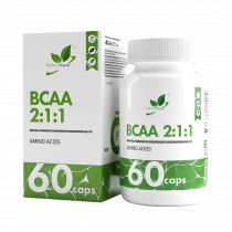 Natural Supp BCAA 2:1:1, 60 капсул