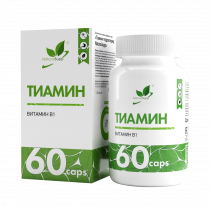 Natural Supp Thiamine HCl, 60 капсул