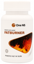 One NS Fat burner Yohimbe+Synephrine+Сaffeine, Жиросжигатель Йохимбин+Синефрин+Кофеин, 90 капсул